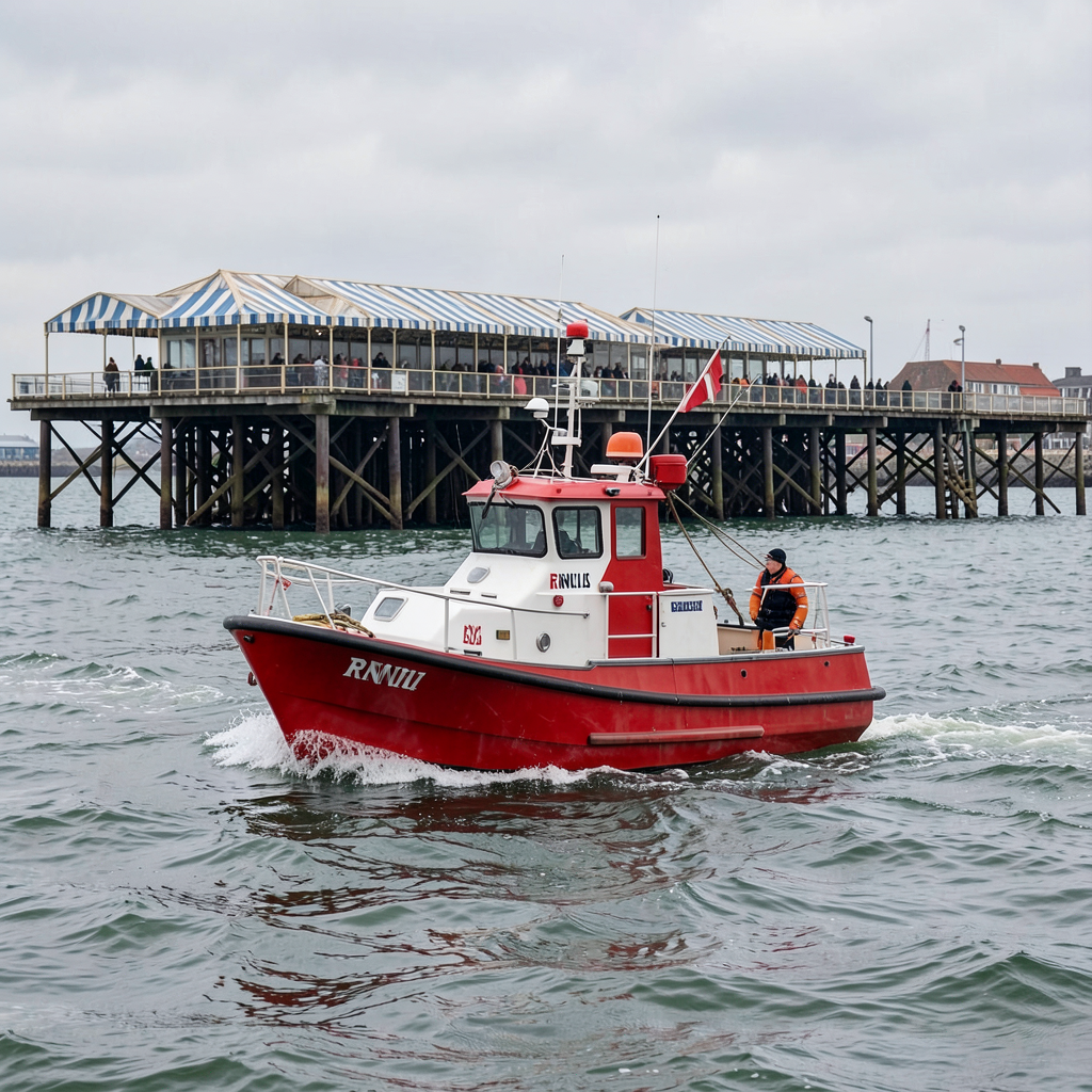 RNLI lifeboat launched after person spotted in sea near Brighton Palace Pier
